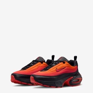 Nike Air Max Portal Sneakers in Black and Red Pimento